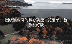 围绕黑料网的核心功能一览清单：新手友好版