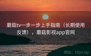 蘑菇tv一步一步上手指南（长期使用反馈），蘑菇影视app官网