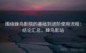 围绕蜂鸟影院的基础到进阶使用流程：结论汇总，蜂鸟影站