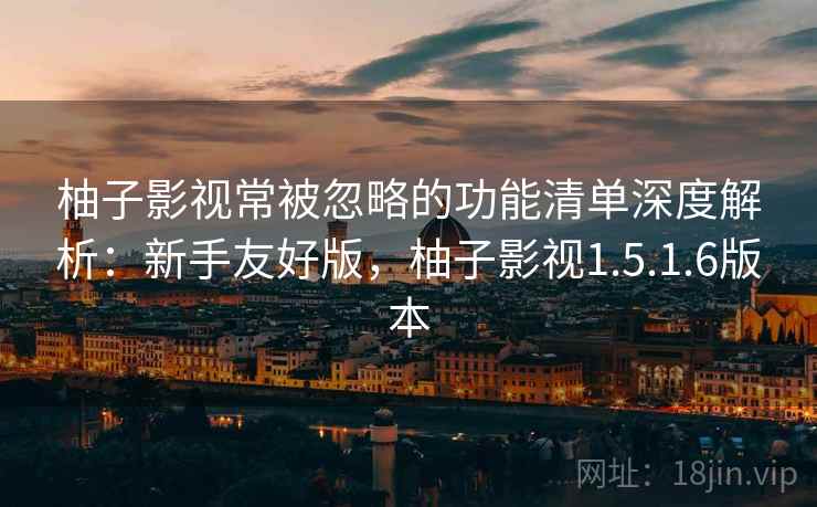 柚子影视常被忽略的功能清单深度解析：新手友好版，柚子影视1.5.1.6版本